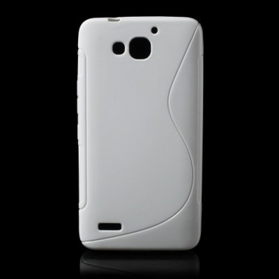 Силиконови гърбове Силиконови гърбове за Huawei Силиконов гръб ТПУ S-Case за Huawei Ascend Honor 3X G750 бял